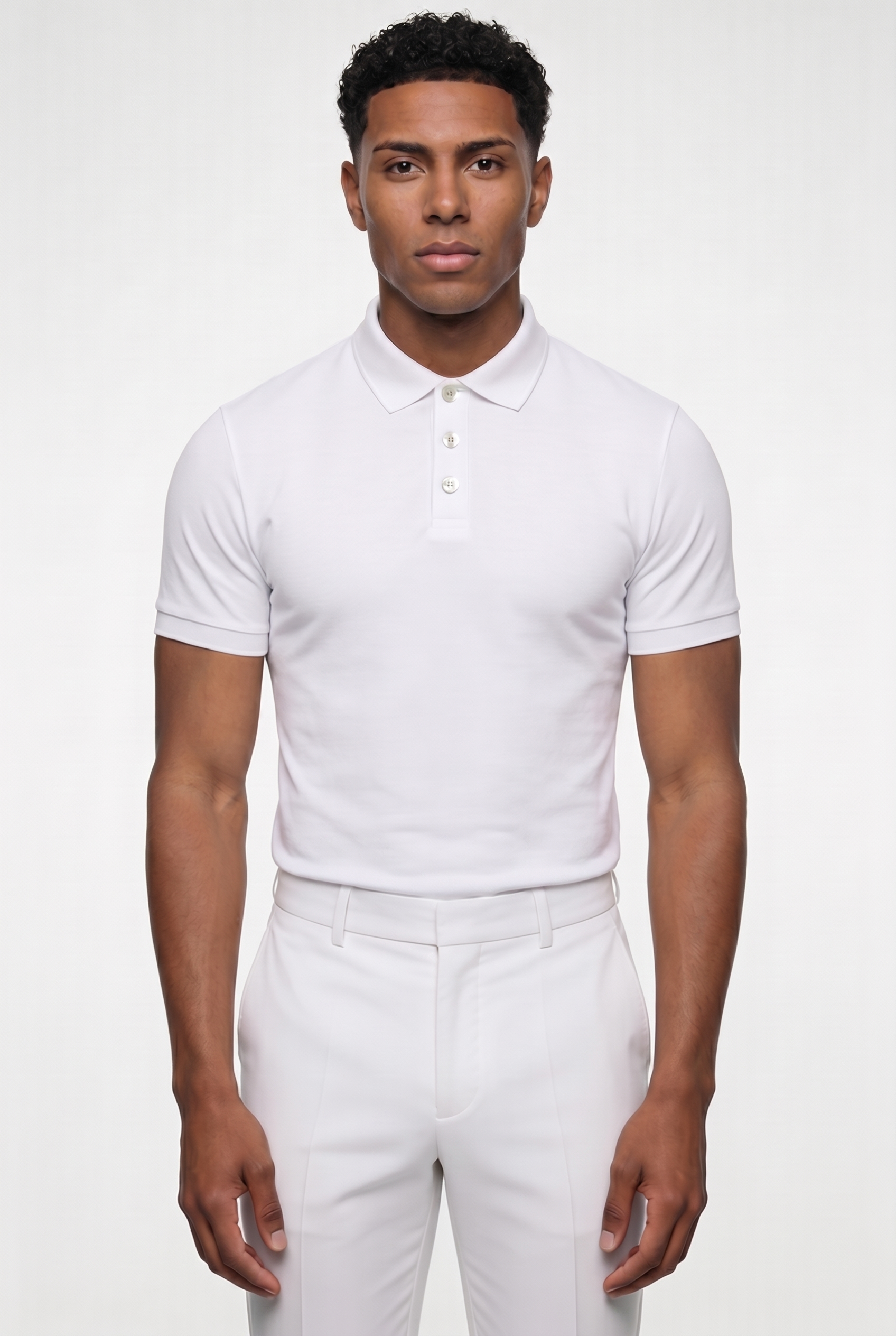 Cotton Stretch Polo